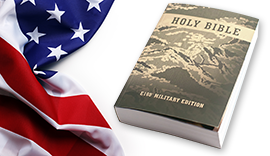 The Bible offers forgiveness and hope and brings a soldier fellowship with other Military members.